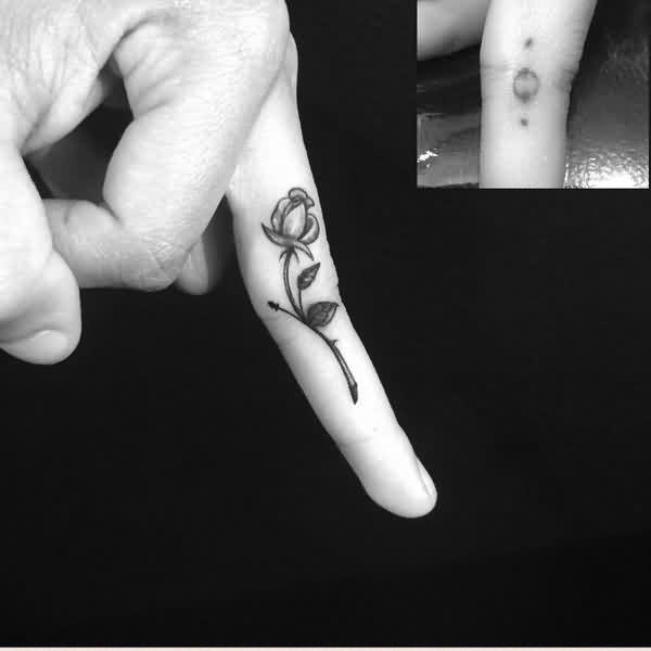 tatuagens para o dedo médio