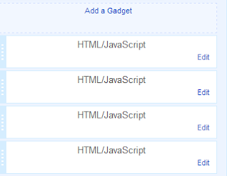 html/javascript widget for blogger