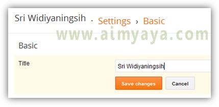 Saat pertama kali menciptakan blog kita mungkin memperlihatkan nama blog asal jadi saja Cara Mengganti Nama Blog di Blogger