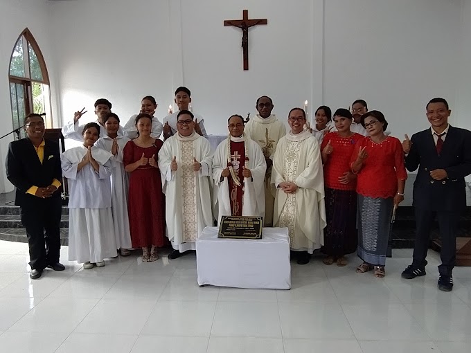 “Menyatukan Umat Beriman”  Perayaan Paskah Rayon St. Tadeus dan Peresmian Gereja Katolik Stasi St. Petrus Bandar Pamah