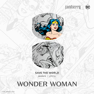 Your little one will be ready for action in this black-and-white, crime-fighting comic strip-inspired design, 'Save The World JR'.  #SaveTheWorldJrJN  © DC Comics. (s17) Noel Giger Jamberry