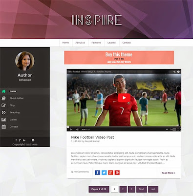 Inspire Blogger Template Image