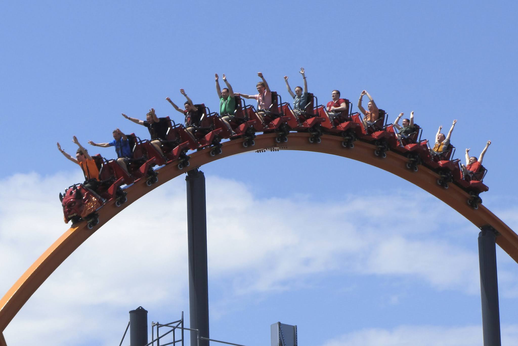 Newsplusnotes The Jersey Devil Coaster Celebrates Grand Opening At Six Flags Great Adventure