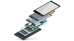 Mobile phone  screen display