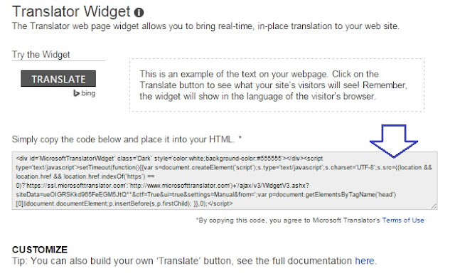 ing Translator ialah fitur embel-embel dari search engine Bing yang sangat bermanfaat untuk  Bagaimana Cara Menambahkan Bing Translator di Blog ?