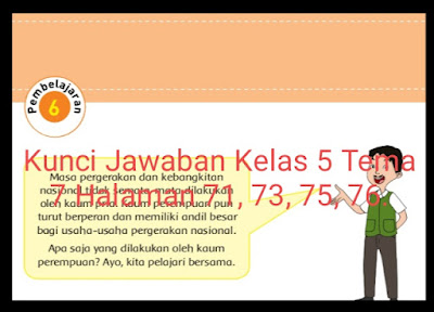 Kunci Jawaban Buku Tematik Siswa Kelas 5 Tema 7 Subtema 1 Peristiwa Kebangsaan Masa Penjajahan Pembelajaran 6 Halaman 71 73 75 76