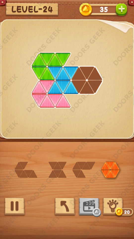 Block Puzzle Jigsaw Rookie Level 24 , Cheats, Walkthrough for Android, iPhone, iPad and iPod
