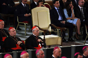 the Pope's empty chair