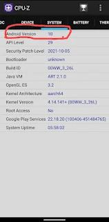 Cara Mengetahui Versi Android Lewat CPU Z