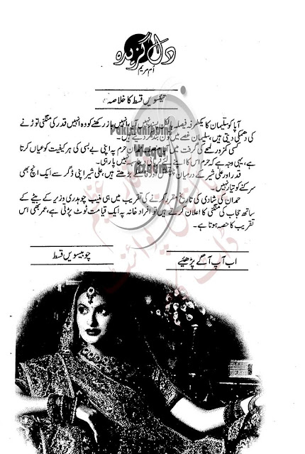 Free Online Reading Dil gazeeda Episode 23 novel by Umme Maryam