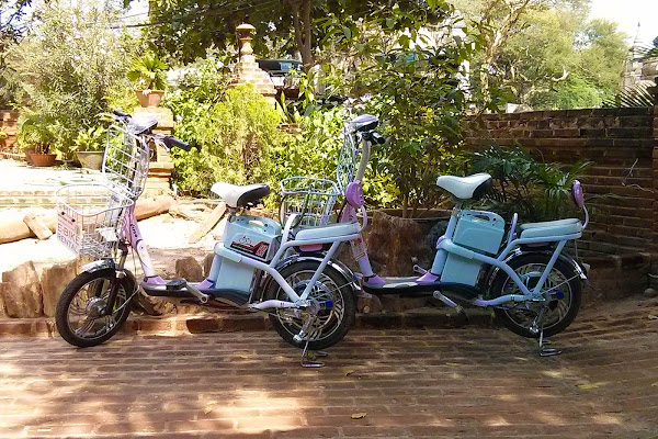 Bicicletas electricas para recorrer Bagan