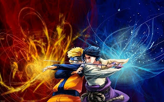 Naruto vs Sasuke wallpaper