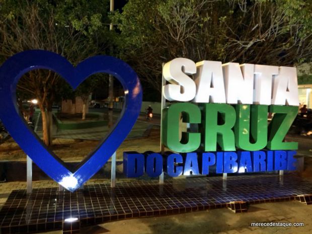 Letreiro em homenagem a Santa Cruz do Capibaribe fica pronto