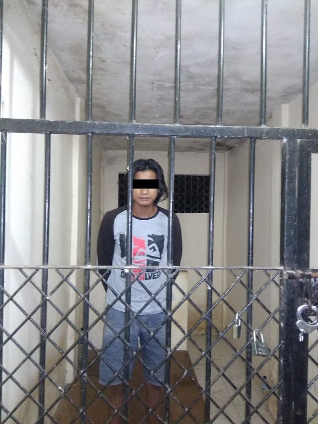 Polsek Limbur berhasil mengamankan pelaku Tindak Pidana Narkotika jenis sabu