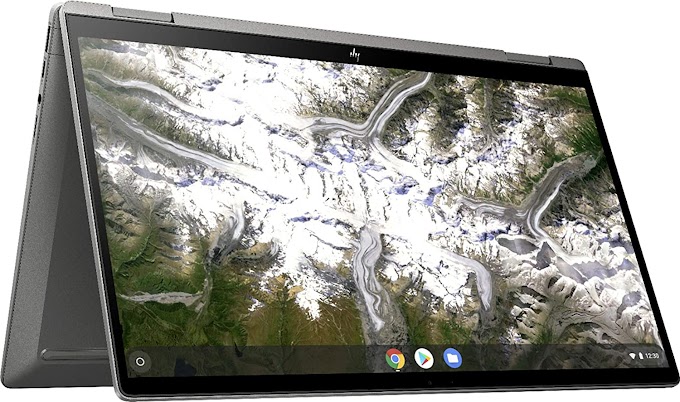 2020 Newest HP x360 2-in-1 14-inch FHD Touchscreen Chromebook – 10th Gen. Intel Core i3-10110U, 8GB RAM, 64GB eMMC, B&O Audio, WiFi 6, Backlit Keyboard, Fingerprint Reader - Mineral Silver