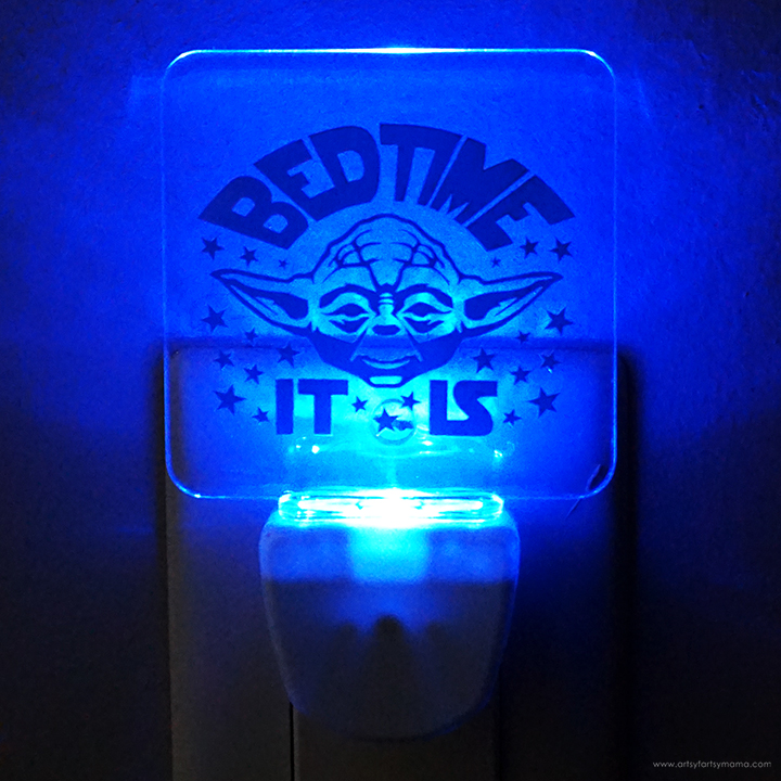 Yoda Night Light Plugged In