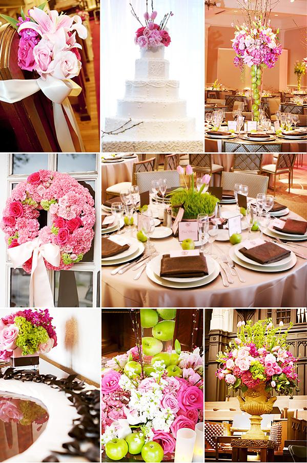 Help need hot pink and brown spring wedding ideas wedding green brown 