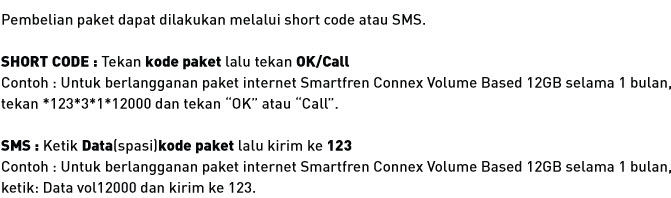 Daftar Internet Smartfren Unlimited Based