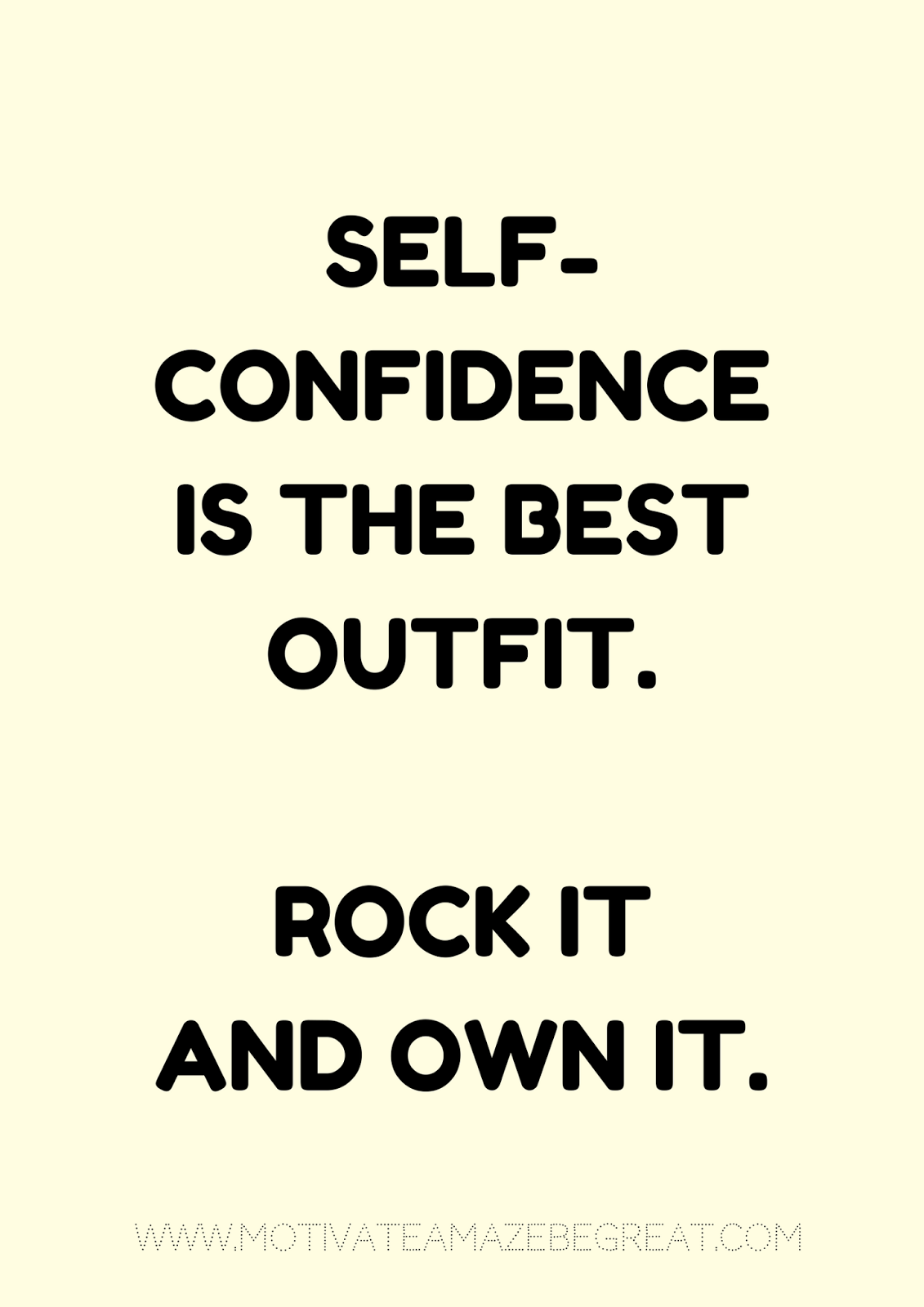 motivational quote self confidence