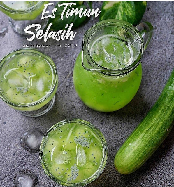 ES timun selasih