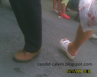 candid muscular calves granny