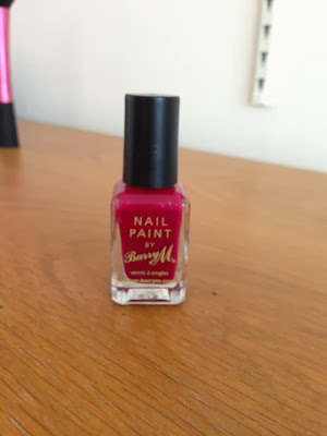 BarryM nail polish in burgundy