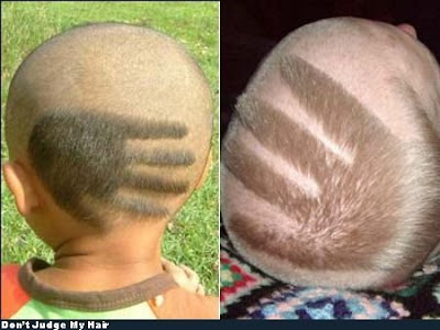 honestly, a child has this haircut?