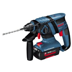 Buy Bosch Professional GBH36V LICP 2 x 1.3A Batteries Compact 36V Li Ion SDS Plus Rotary Hammer Drill