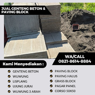 CALL/WA 0821-8614-8884, Keuntungan Genteng Beton: Pilihan Tahan Lama dan Ekonomis