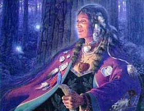A Native American survivor of the flood