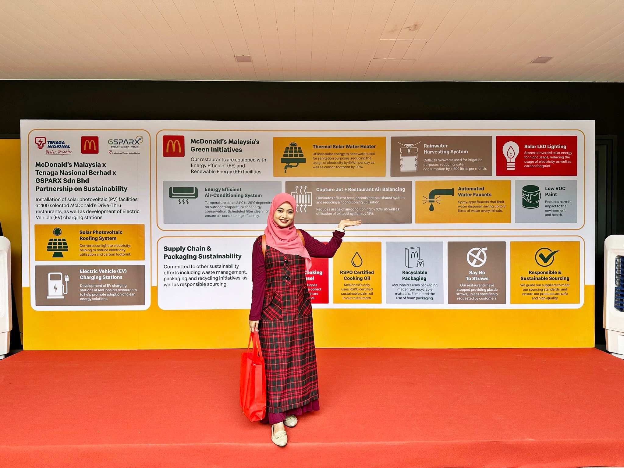 McDonald's Malaysia TNB Dan GSPARX Jalin Kerjasama Kurangkan Jejak Karbon