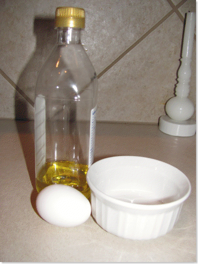 olive oil egg mask