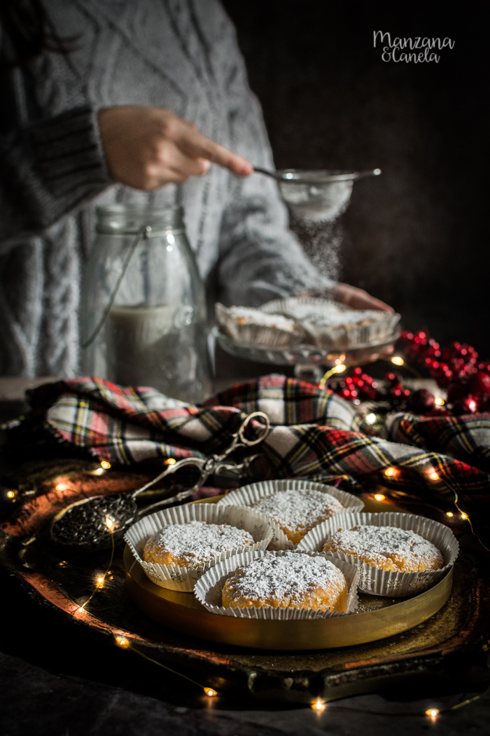 Marquesas de calabaza. Receta de Navidad sin gluten