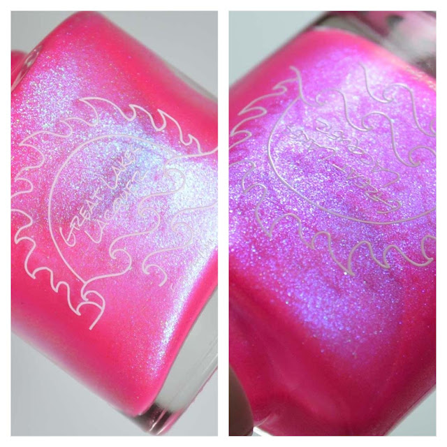 pink neon nail polish