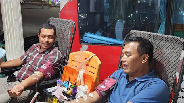 UDD PMI Kota Langsa Safari Ramadhan Donor Darah Malam ke 24 Puasa