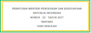 PERMENDIKBUD NOMOR 23 TAHUN 2017 AKAN DIUBAH DENGAN PERATURAN PRESIDEN (PERPRES)