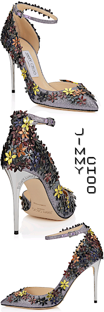 ♦Jimmy Choo Lorelai floral embroidered pumps #jimmychoo #shoes #brilliantluxury