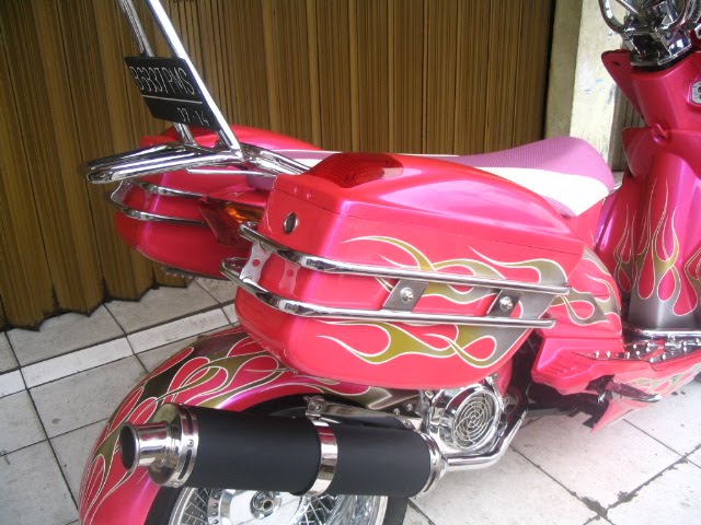 Modifikasi Honda Beat Chopper Touring 1 title=