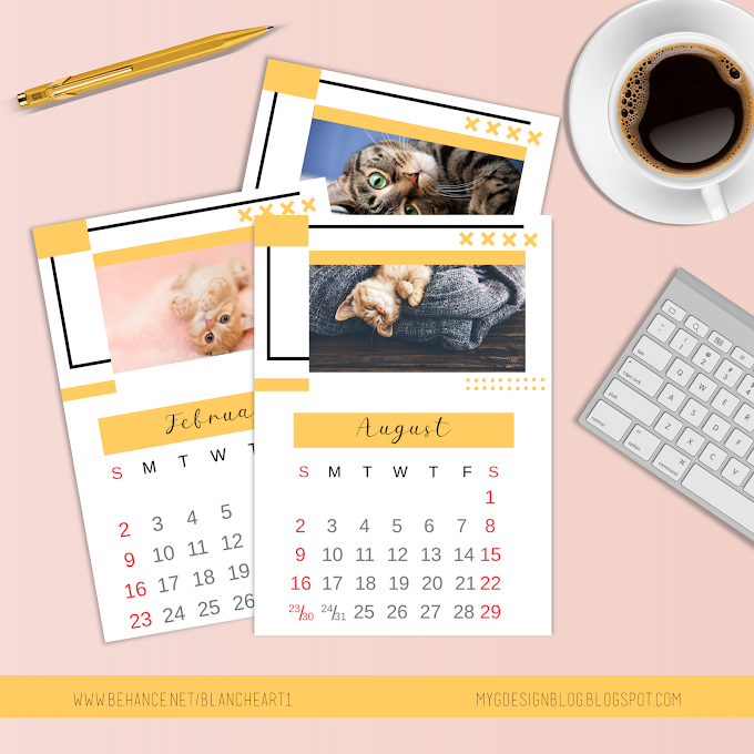 Free Printable 2020 Cat Calendar