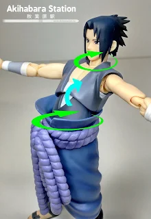 Figuras: Review del S.H.Figuarts "Uchiha Sasuke (vs Itachi)" de Tamashii Nations.