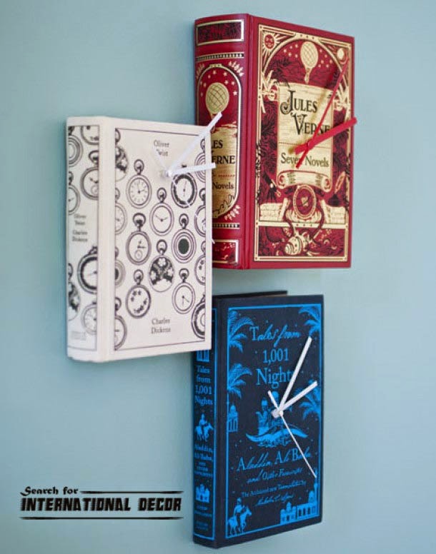 How to DIY wall clock with your hands diy wall clock, cool wall clocks,creative wall clocks,book clock