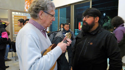 Gran charanguista Hector Soto y luthier artesano Claudio Rojas