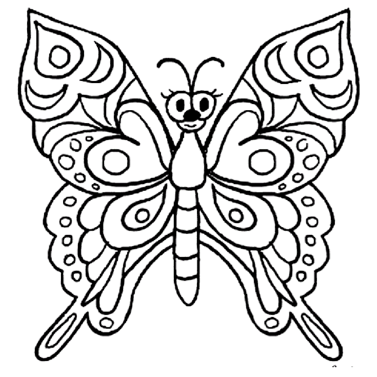 colours drawing wallpaper: Beautiful Colour Butterflies ...