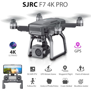Spesifikasi Drone SJRC F7 4K Pro - OmahDrones