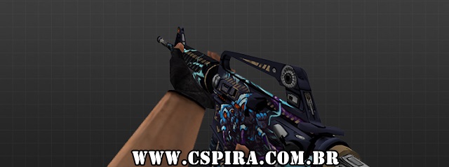 SKIN M4A1 - High Voltage God HD para CS 1.6