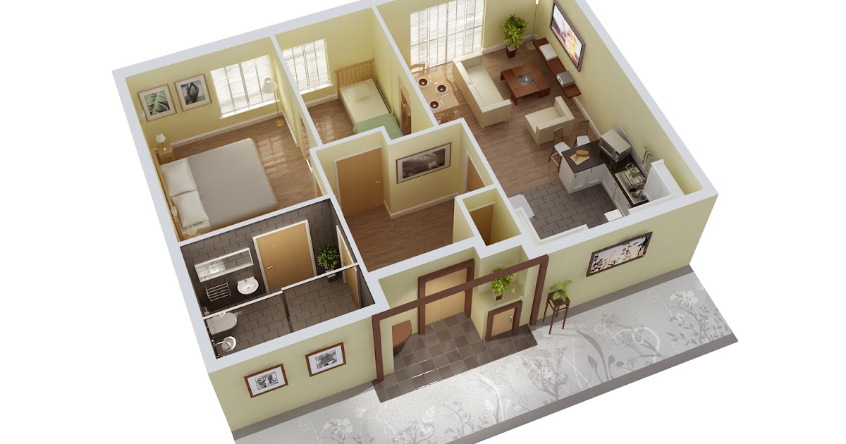 Foundation Dezin Decor 3D Home layouts 
