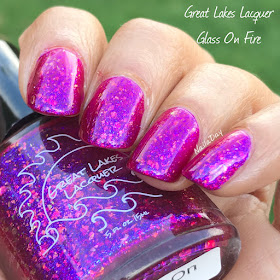 NailaDay: Great Lakes Lacquer Glass On Fire