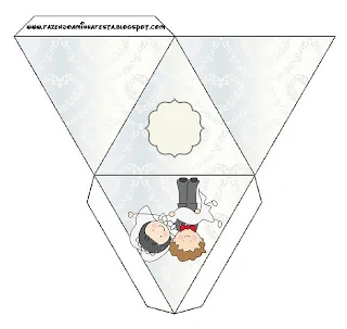 Free Printable Pyramid Box.