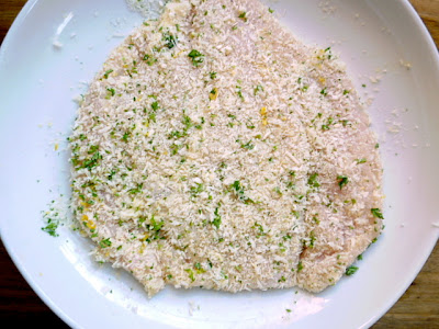 3 hungry tummies: Herb And Parmesan Crumbed Chicken 