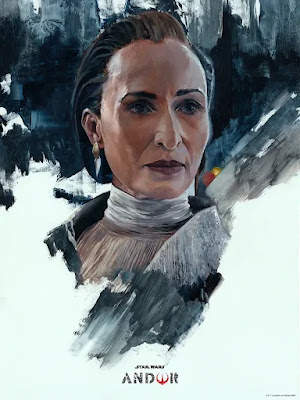 Andor Star Wars Portrait Prints by Chris Valentine x Bottleneck Gallery